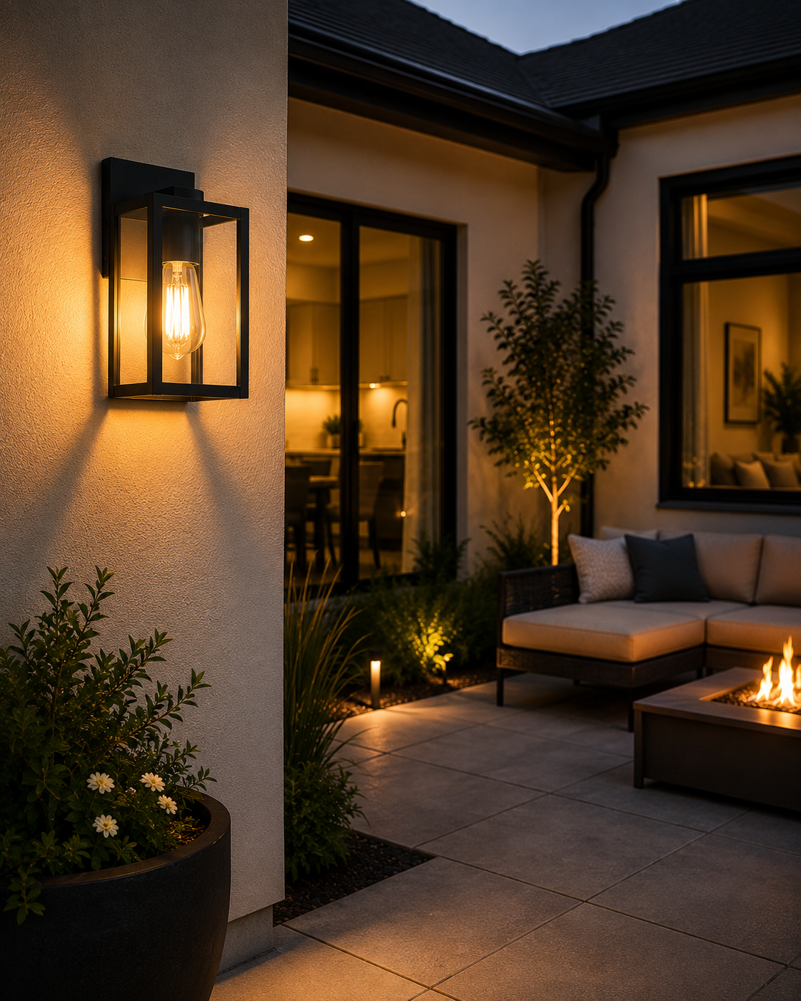 Modern Outdoor Wall Sconce – Waterproof Exterior Lighting for Your Home
