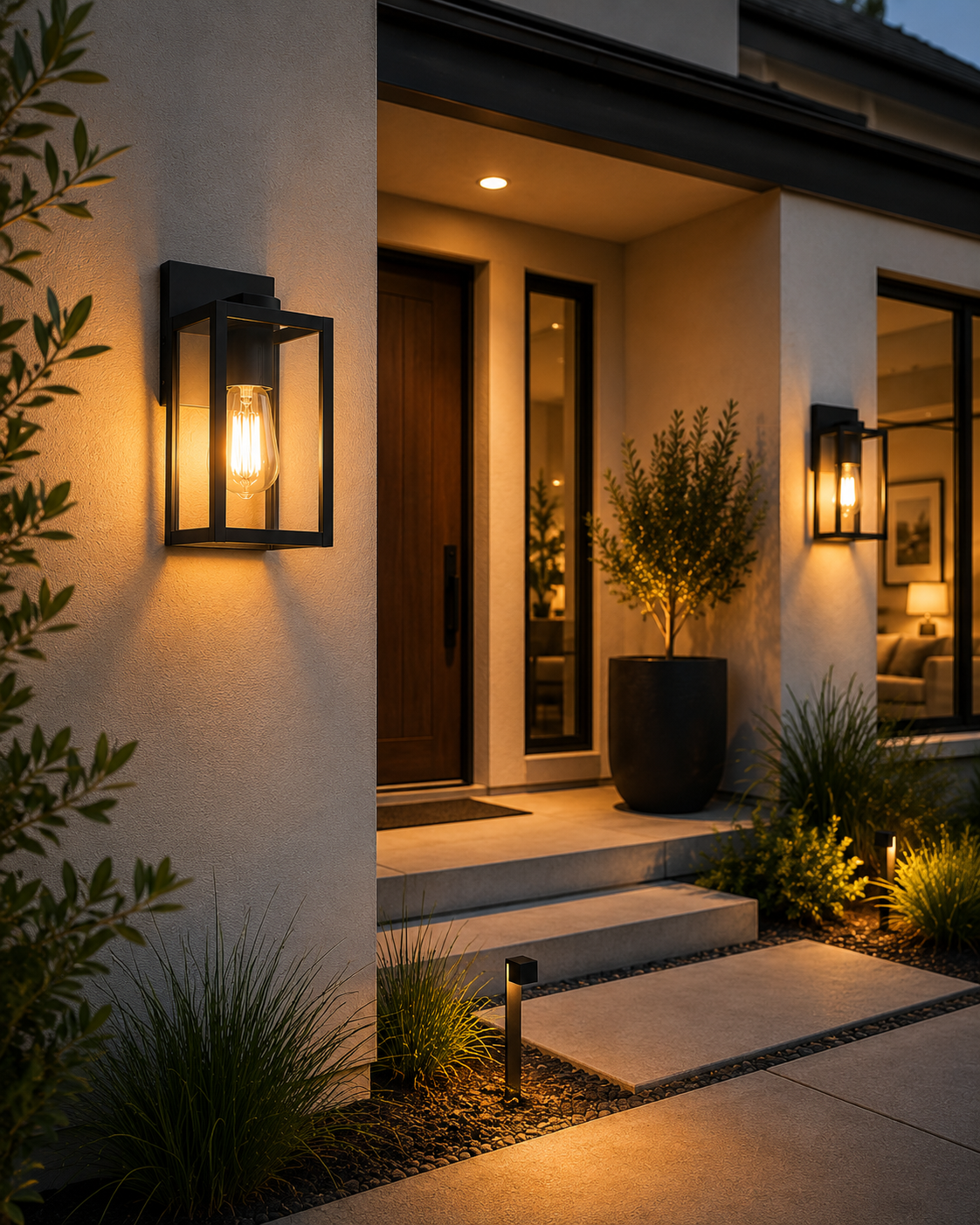 Modern Outdoor Wall Sconce – Waterproof Exterior Lighting for Your Home